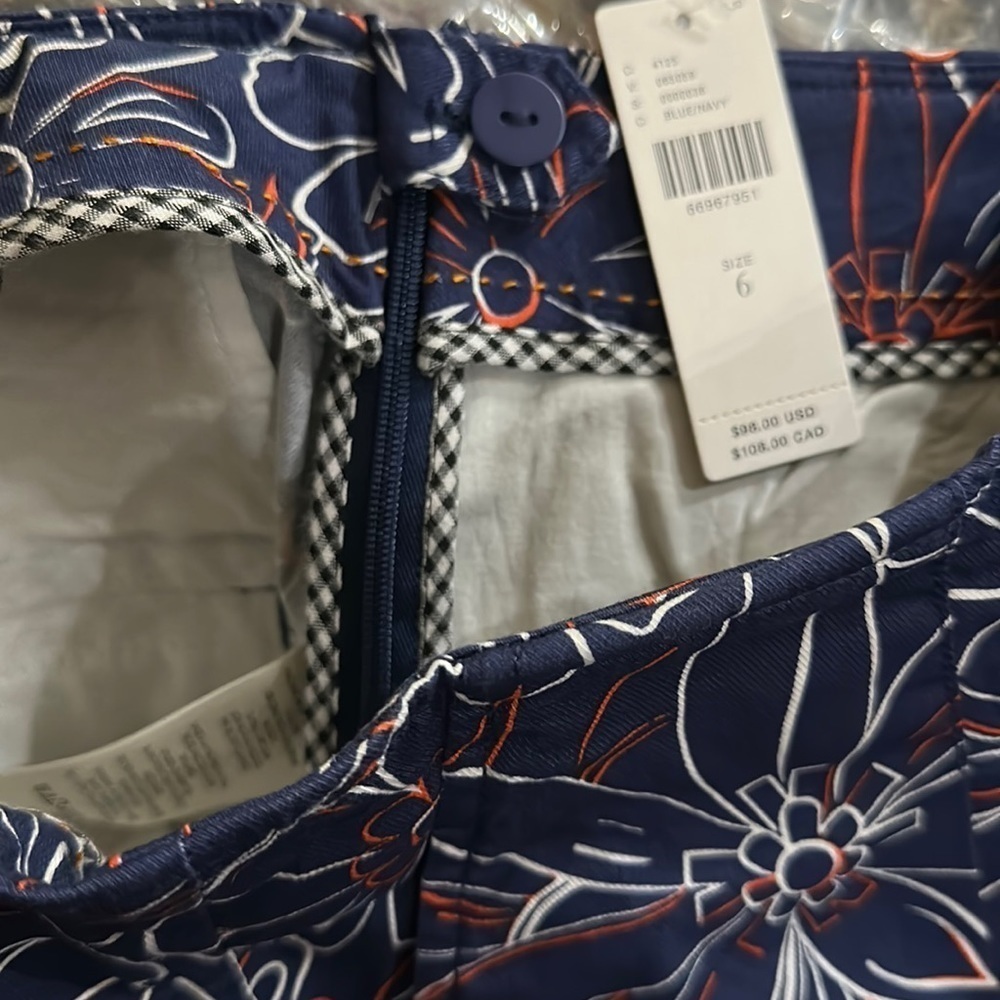 - NWT Maeve by, Anthropologie, Navy Red White Tennis Skort, Size 6 - Picture 6 of 12